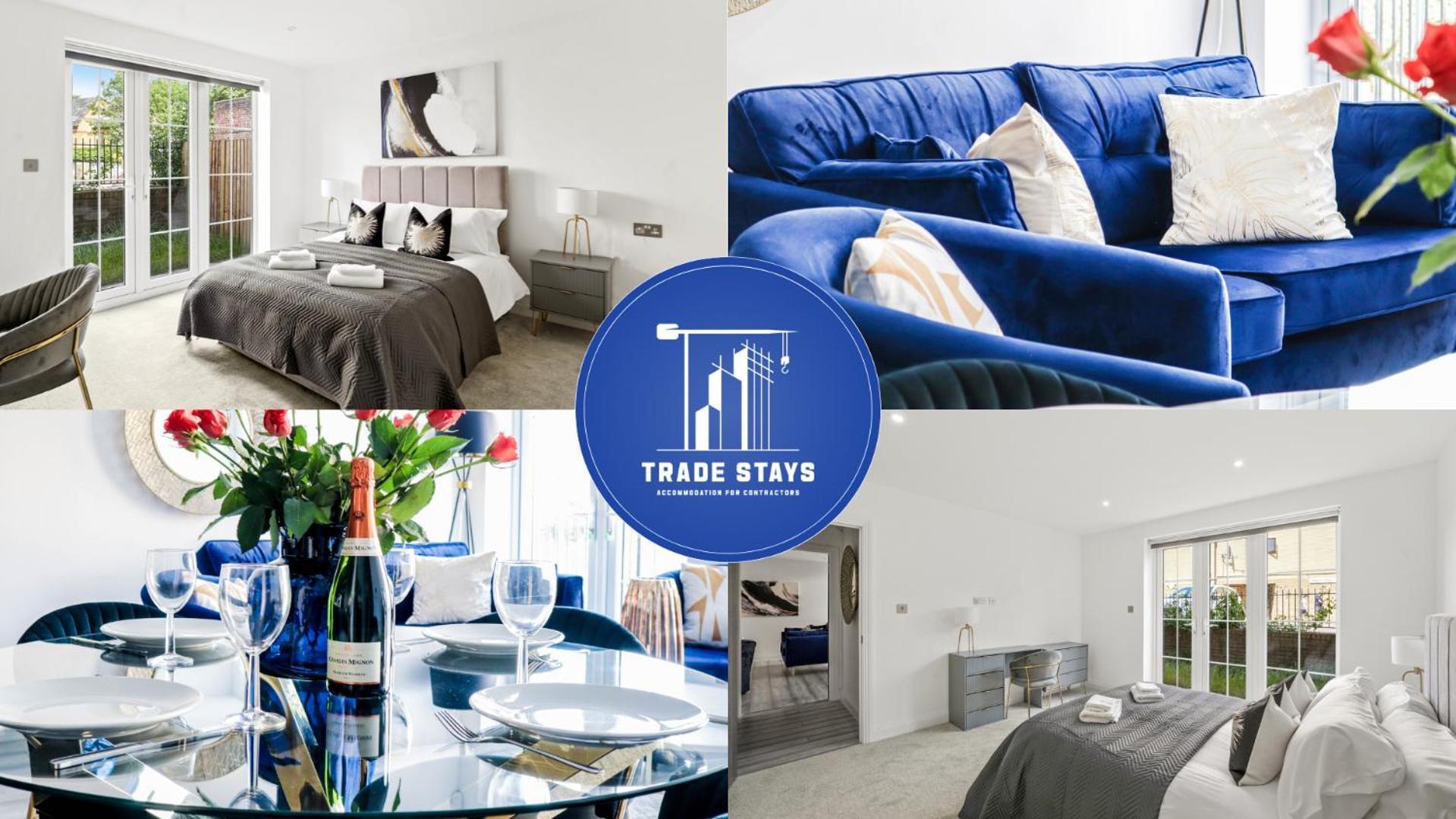 Elegant Apartments In Staines L Free Onsite Parking 斯坦斯 外观 照片